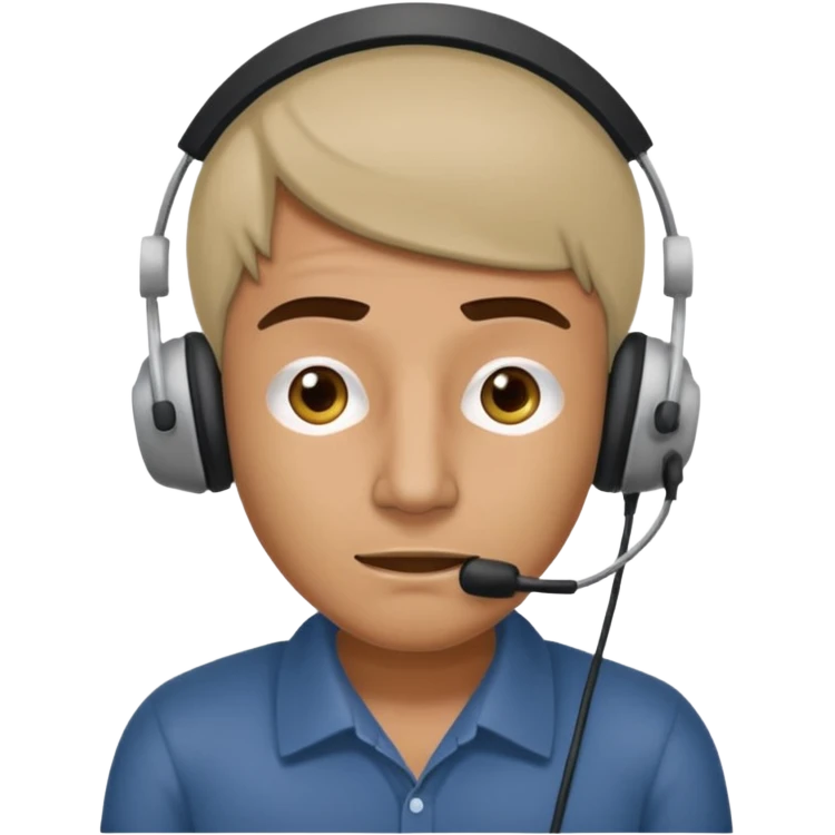 mean looking phone scammer in sketchy call center from pakistan working our of filthy bedroom emoji