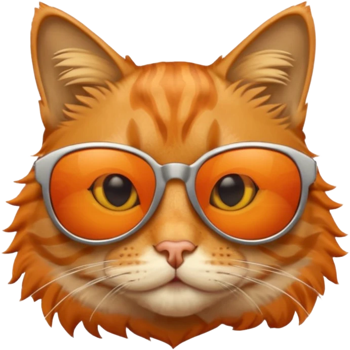 Cat wearing sunglasses emoji