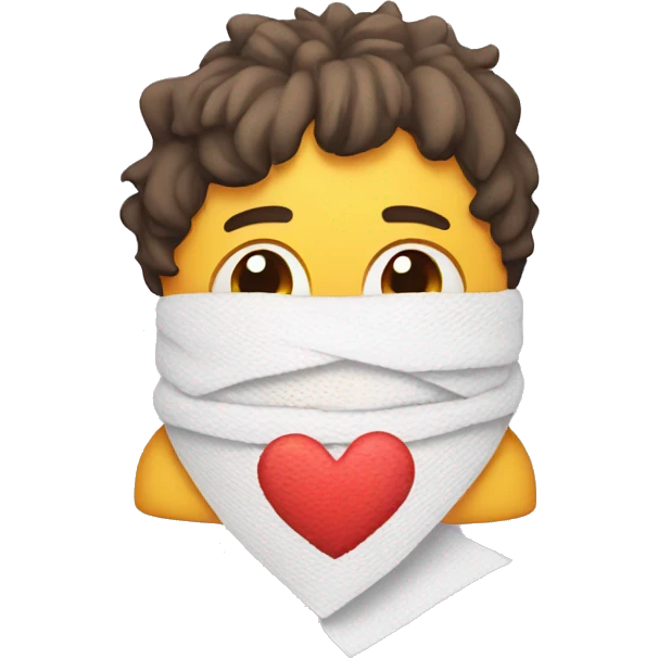 Bandaged heart emoji