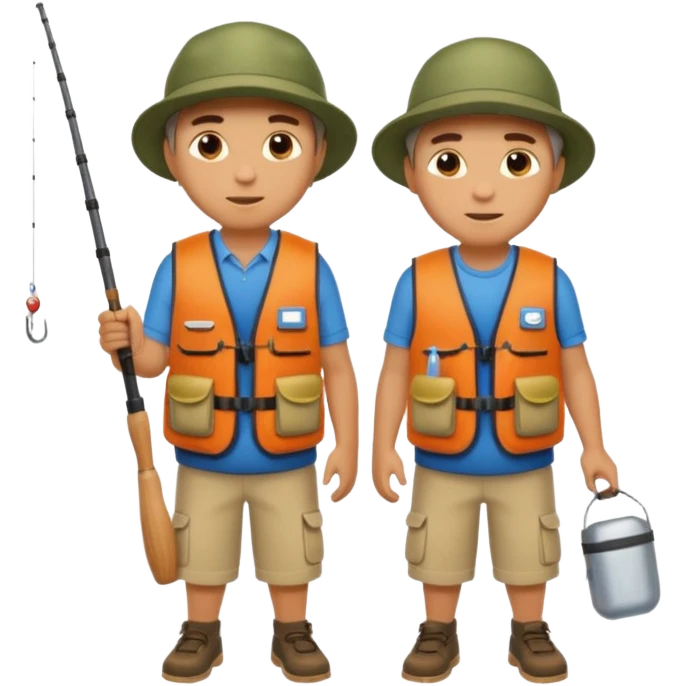 two brothers fishing emoji