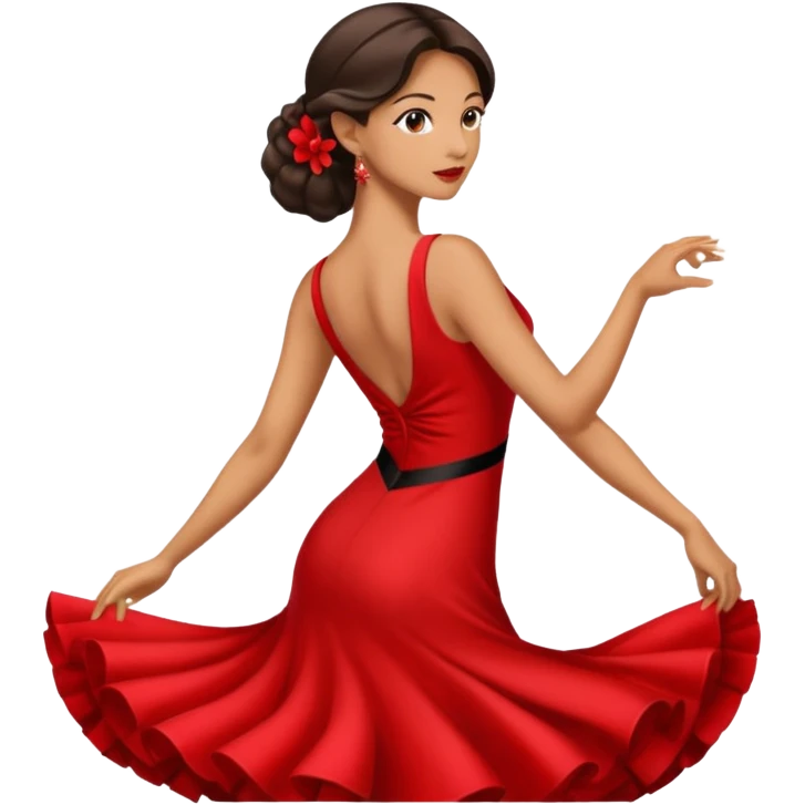 tango dancing woman emoji profile photo emoji
