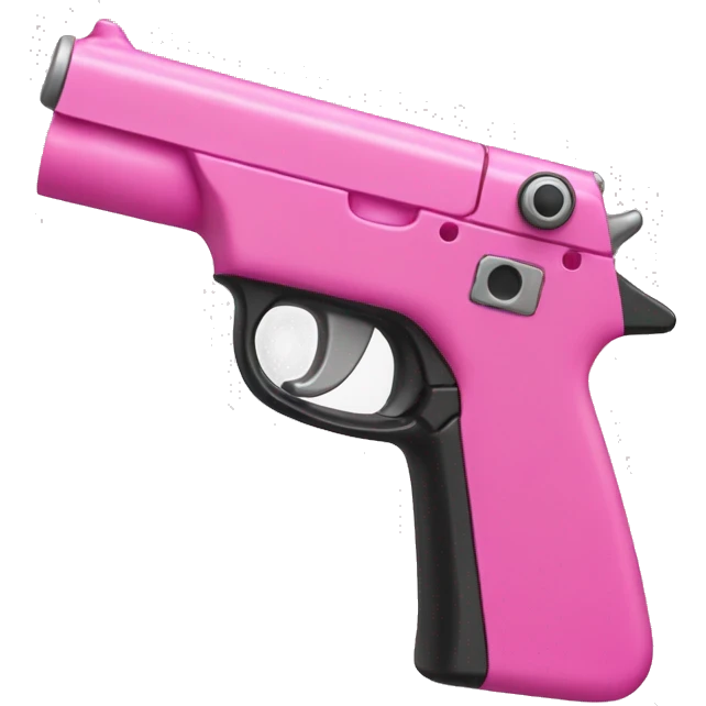 pink toy gun emoji