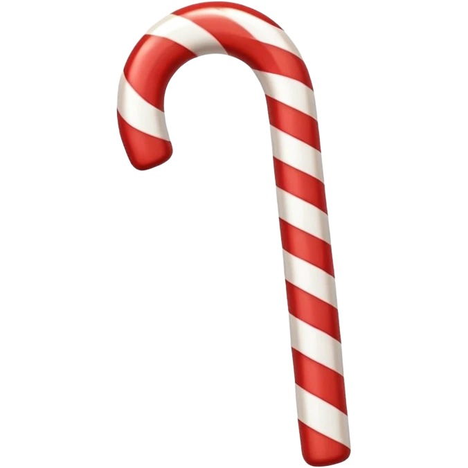 Christmas candy cane emoji