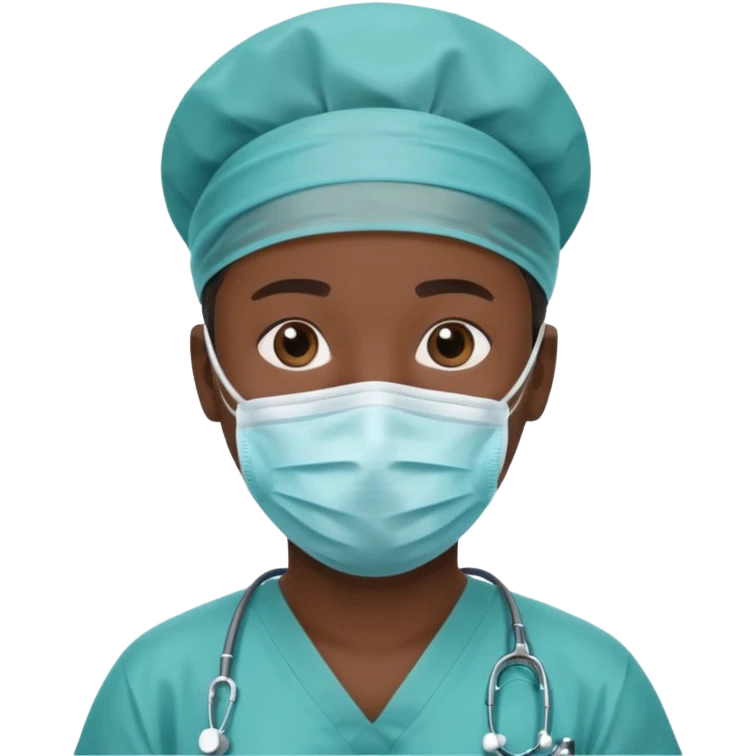black surgeon emoji