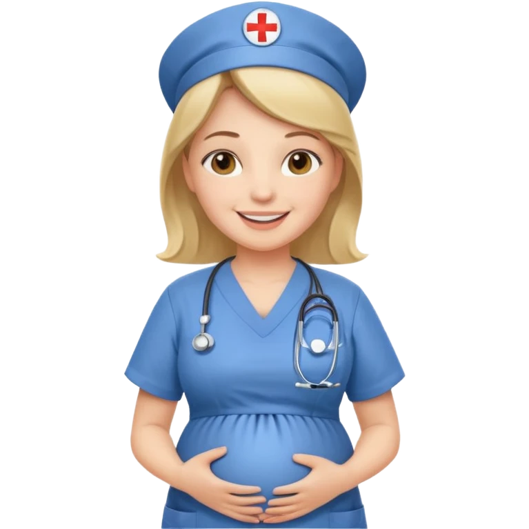 pregnant nurse emoji