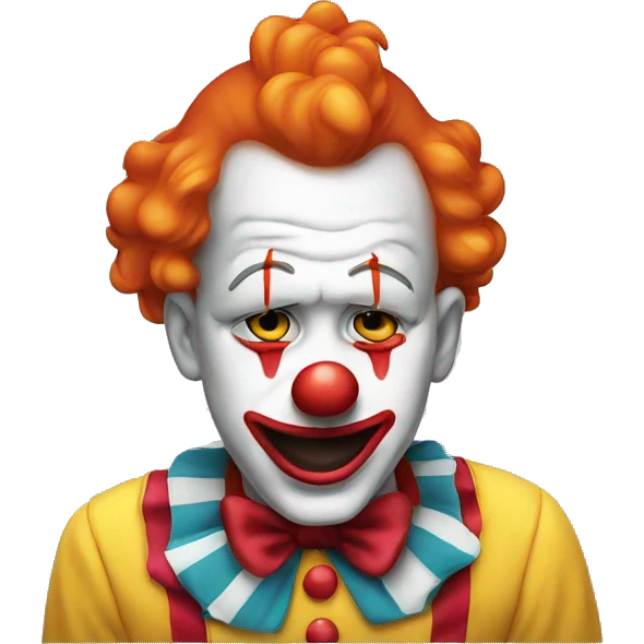 clown crying emoji