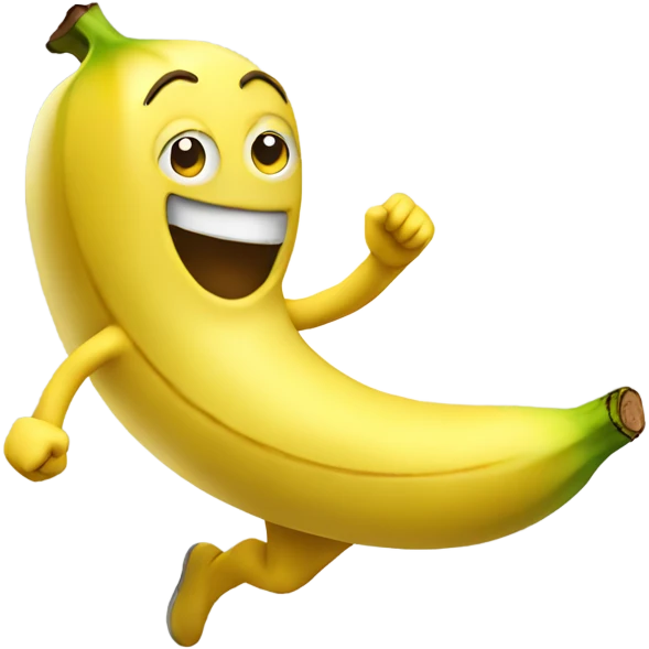 banana running emoji