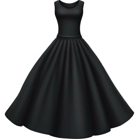 Black dress  emoji