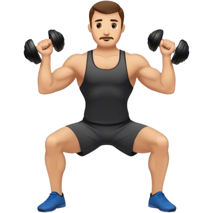 man Kettlebell Exercises emoji