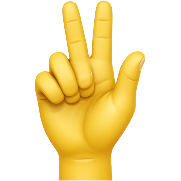 A 3D Apple-style yellow hand emoji, closed fist with only the index finger pointing upward, the finger making a circular motion as if drawing an imaginary circle in the air, dynamic curved motion lines around the finger to show the circular movement, smooth glossy texture, clean minimal background emoji