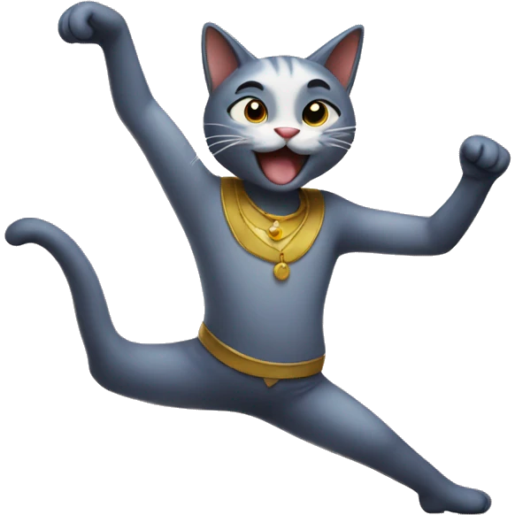 dancing cat emoji