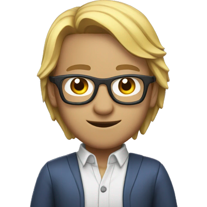 Hero nerd,with text saying "SMT1" emoji
