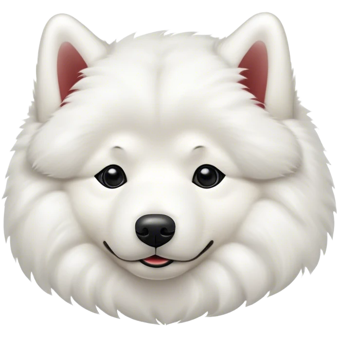
Samoyed lies upside down emoji