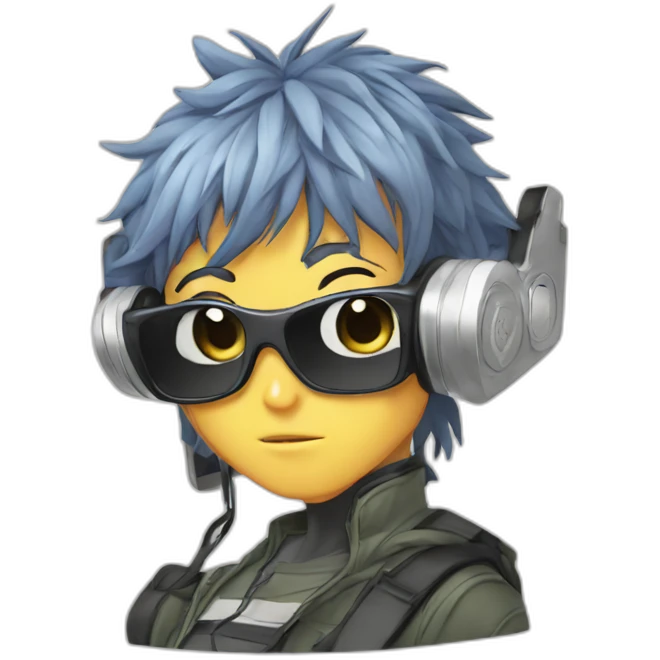 Anime manga with boombox emoji