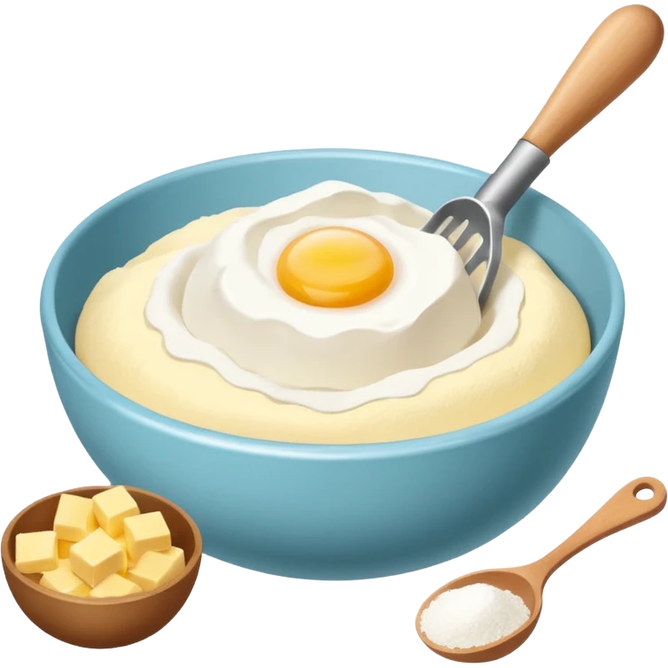 baking ingredients before preparation emoji