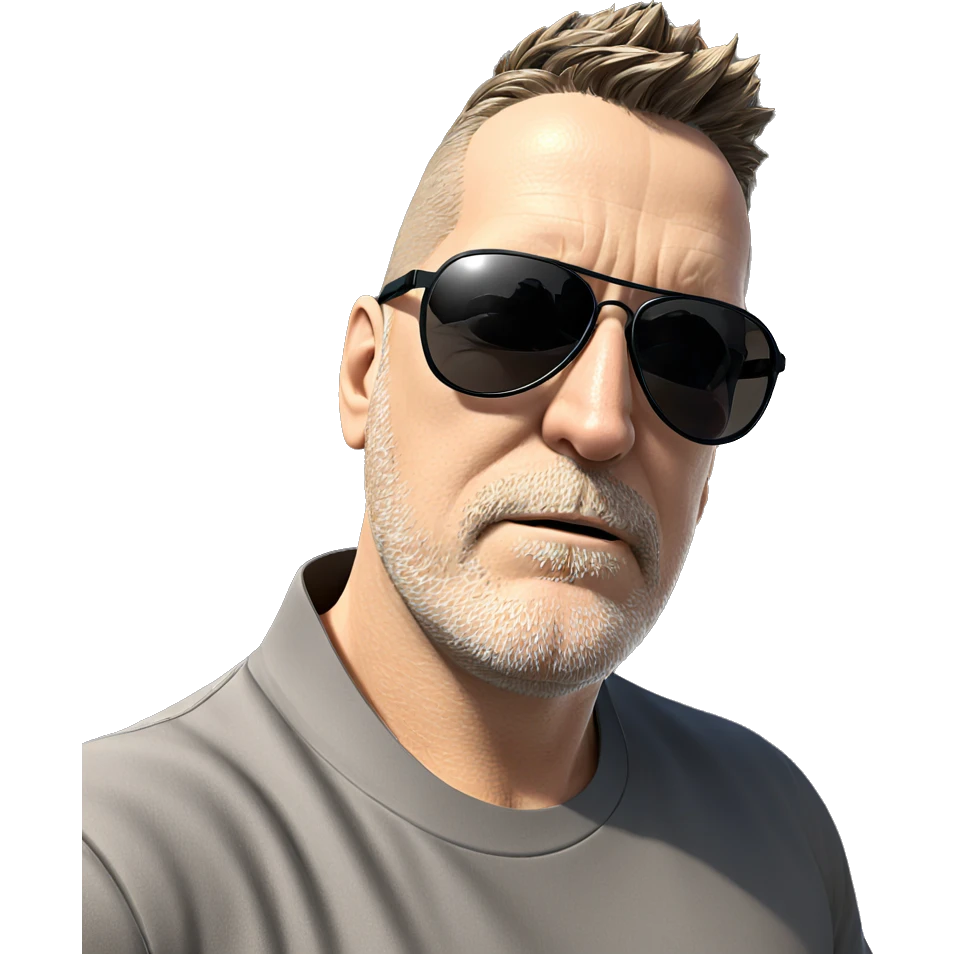cool guy with sunglasses emoji