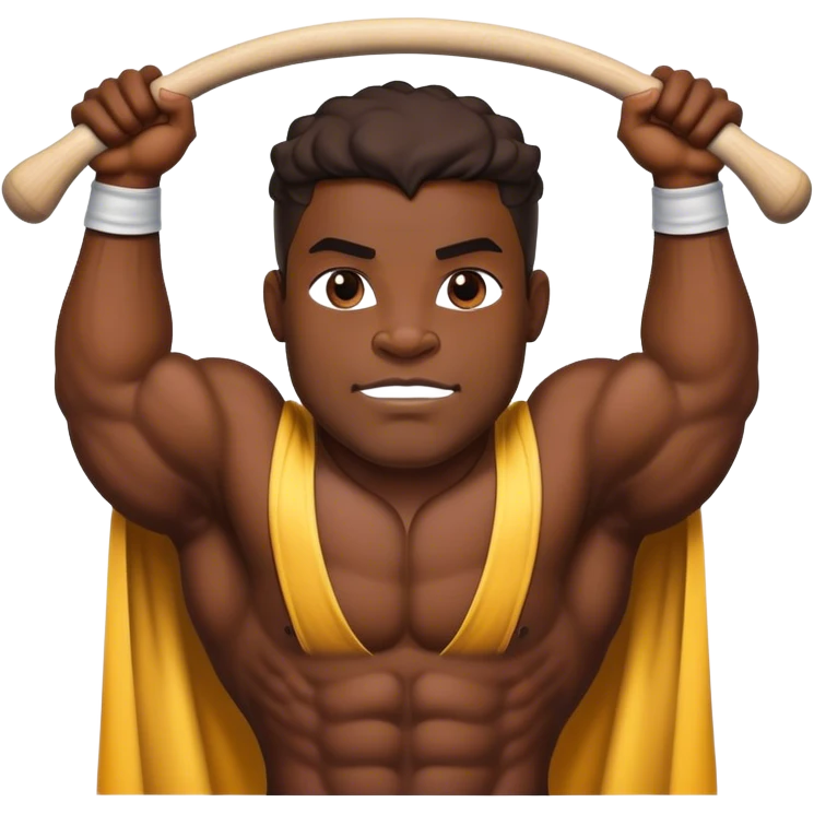 King on the pull-up bat emoji