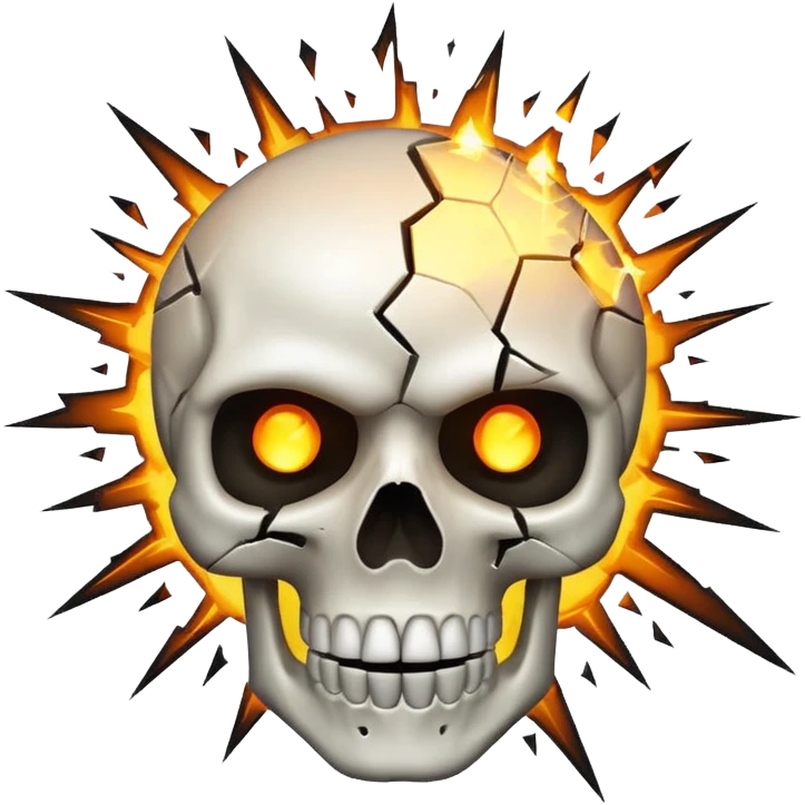 Patlayan kuru kafa emojisi emoji