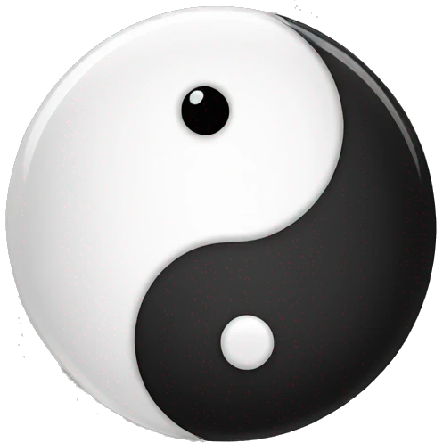 Yin yang  emoji