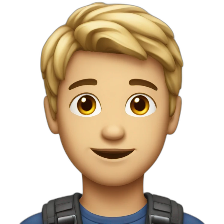 French atractive handsome boy emoji