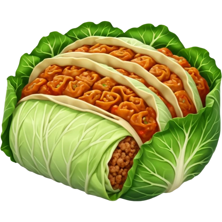 Cabbage roll emoji