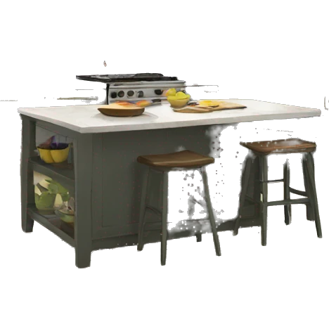 kitchen with island emoji