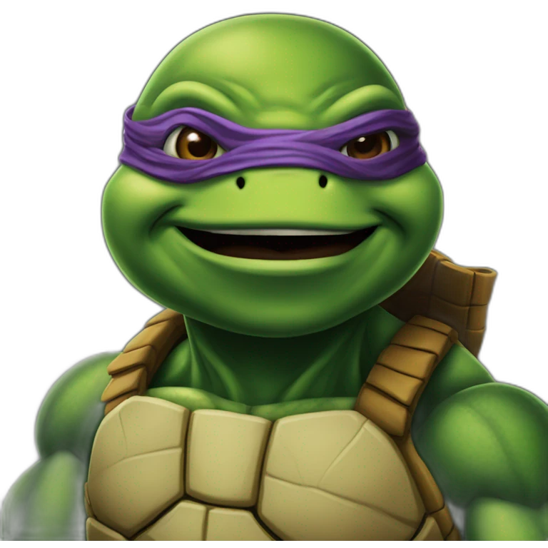 ninja turtle hyper realistic emoji