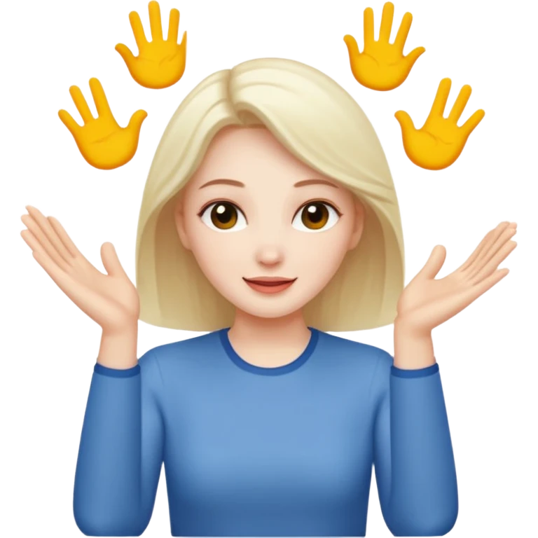 👩🏼+👏🏻 emoji