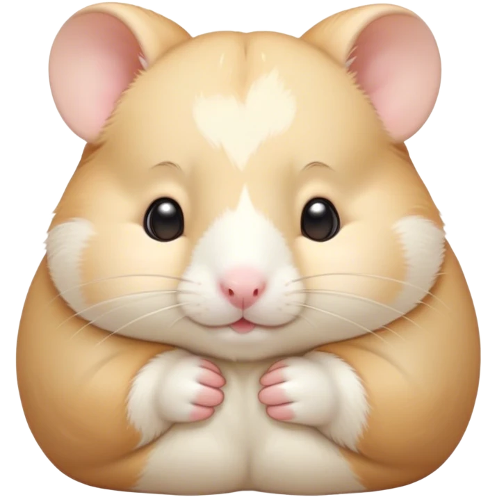 Meme-Worthy Cute Sleeping Cream Hamster Portrait Emoji, Head resting peacefully with a contented smile, showcasing a delightfully compact build and a luxuriously soft cream coat, eyes shut in a serene nap, Simplified yet hilariously adorable features, highly detailed, glowing with a soft, drowsy light, high shine, relaxed and utterly lovable, stylized with an air of playful laziness, bright and heartwarming, soft glowing outline, capturing the essence of a comically sleepy hamster, so meme-worthy it feels like it could instantly become the next viral sensation of adorable slumber! emoji