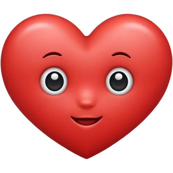 Cute heart emoji