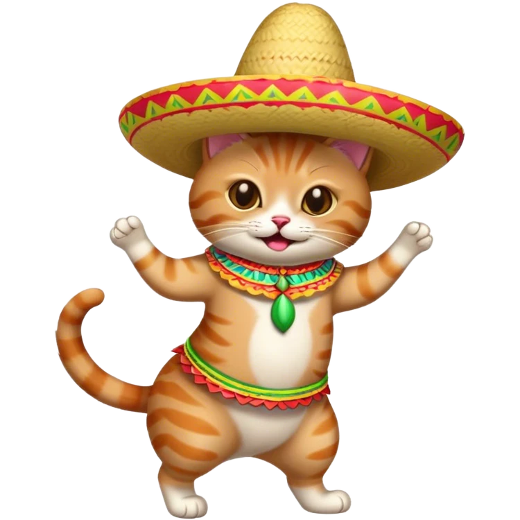 Cat salsa dancing emoji