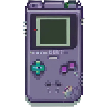 Retro game boy emoji