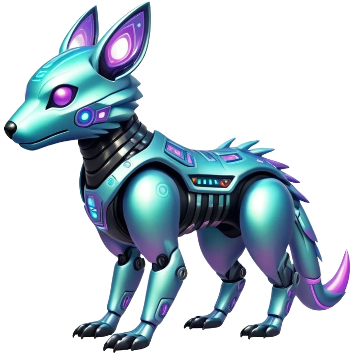  tropical cyber-Protogen-Fakémon-Vernid-creature emoji