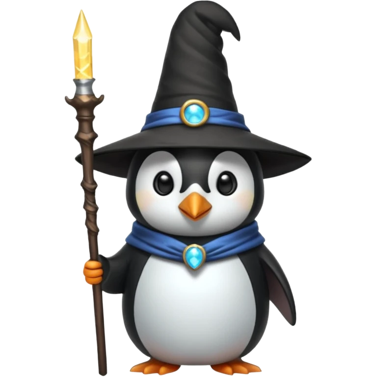Penguin Wizard emoji
