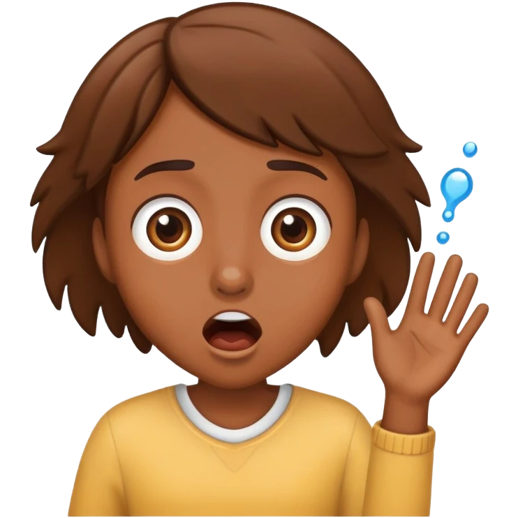 sfw brown surprise squirt emoji