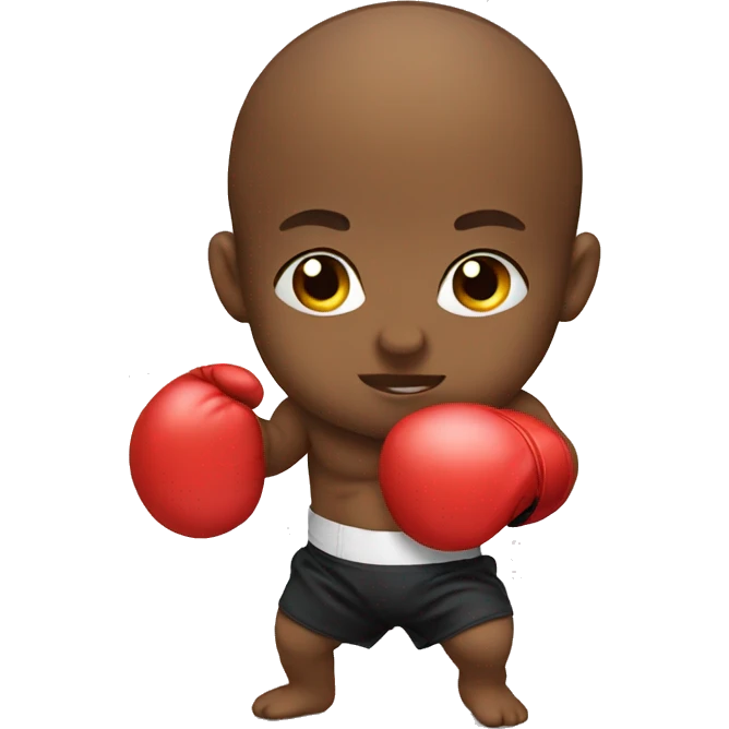 Baby boxing emoji