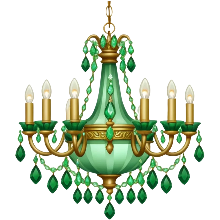 chandelier green emoji