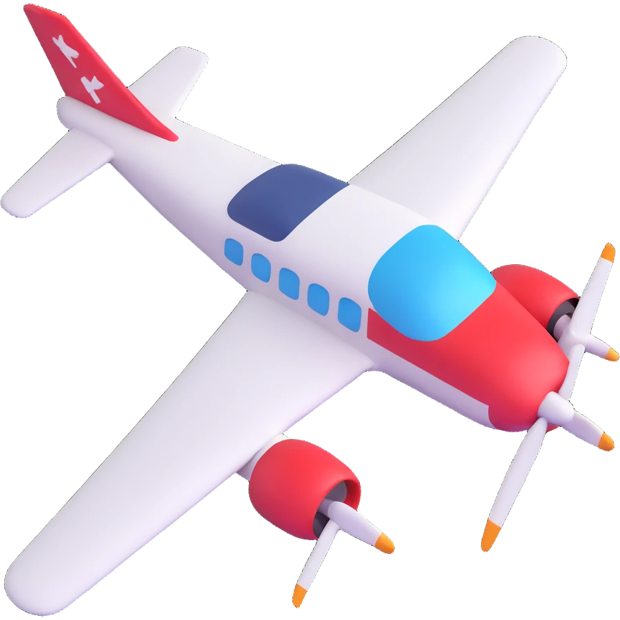 an airplane emoji
