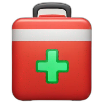 red FirstAid Kit emoji