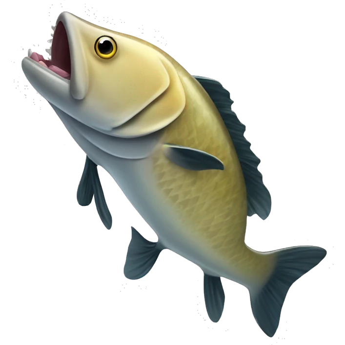 a big dog fish hybrid with a cool lil stick emoji