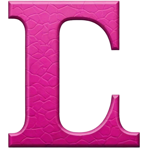 dark Pink letter L emoji