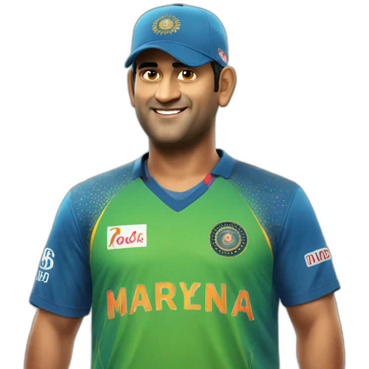 M s dhoni emoji