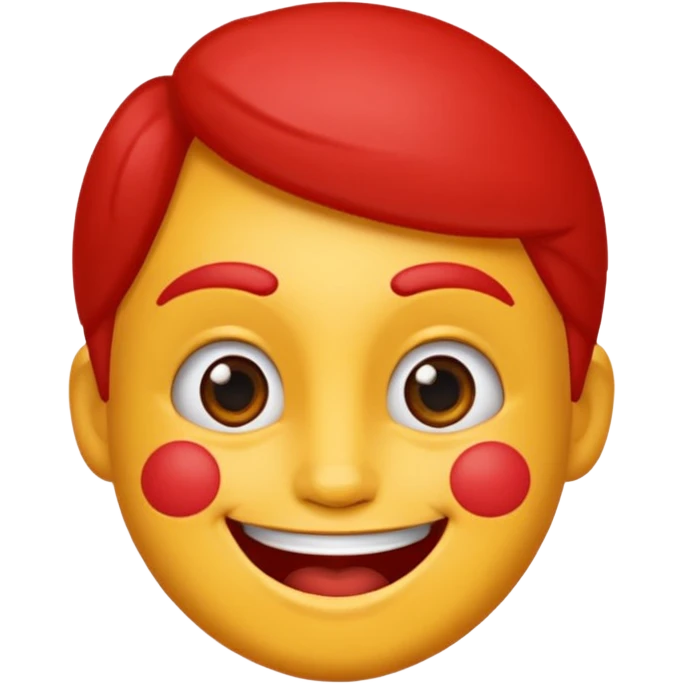 paresseux avec une crête rouge qui rigole avec lol écrit dessus emoji