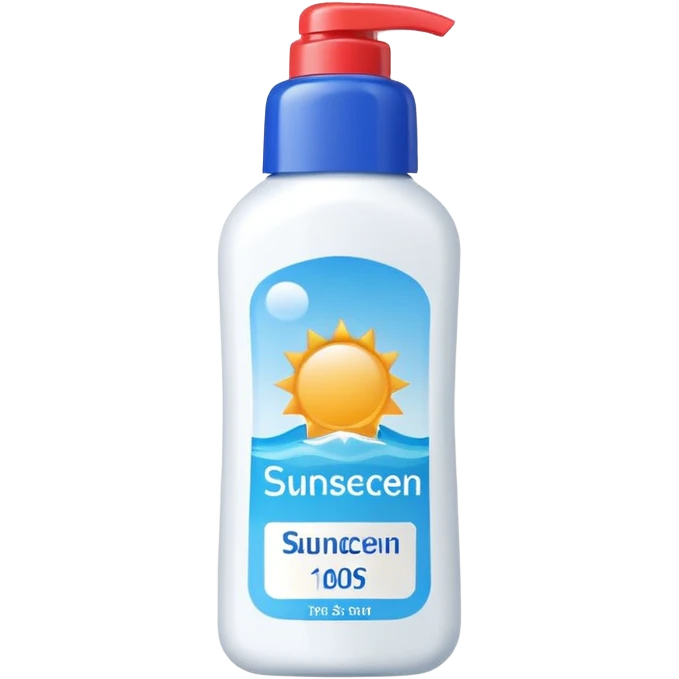 Sunscreen emoji
