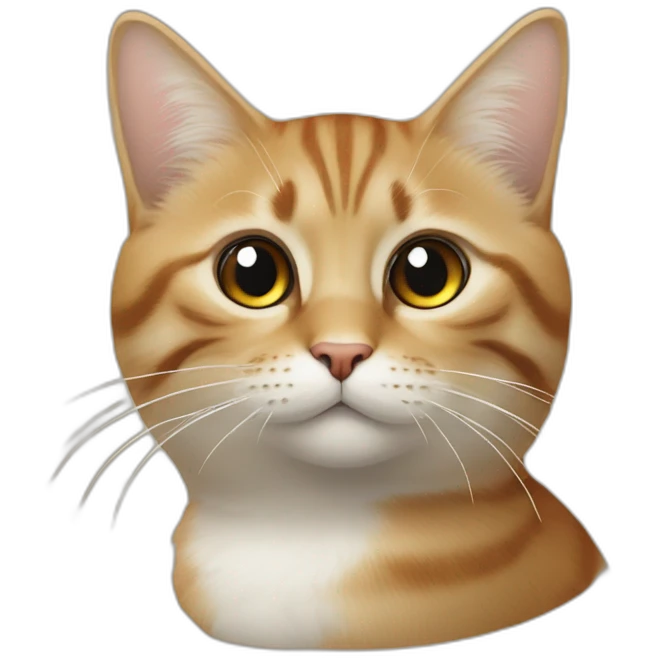 Un chat qui demande pardon a sa meilleure amie  emoji