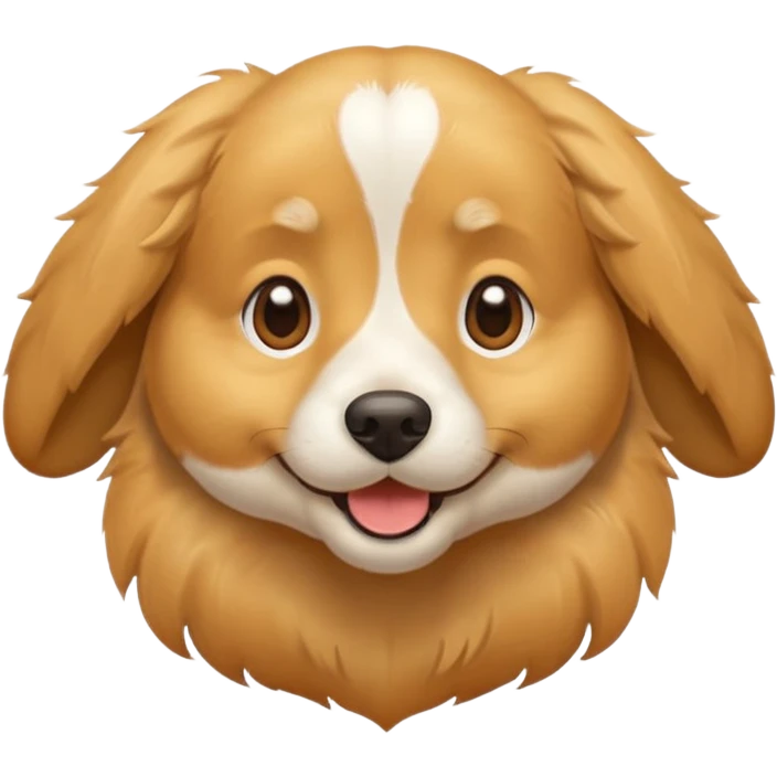 playful dog emoji