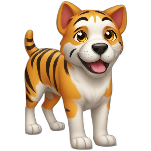 tiger dog emoji