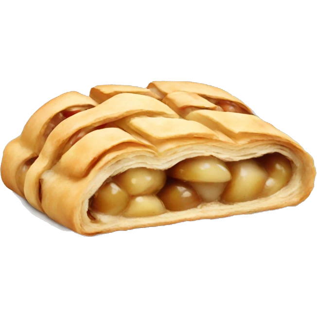 Apple strudel emoji