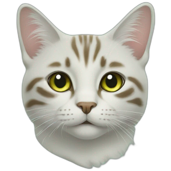 un chat verd emoji