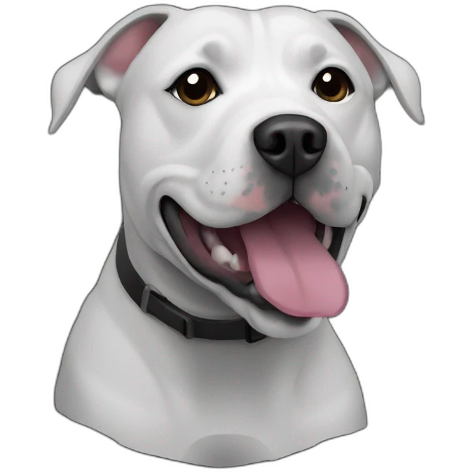 Staffie noir emoji